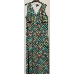 New Directions Sleeveless Dress Womens 2X